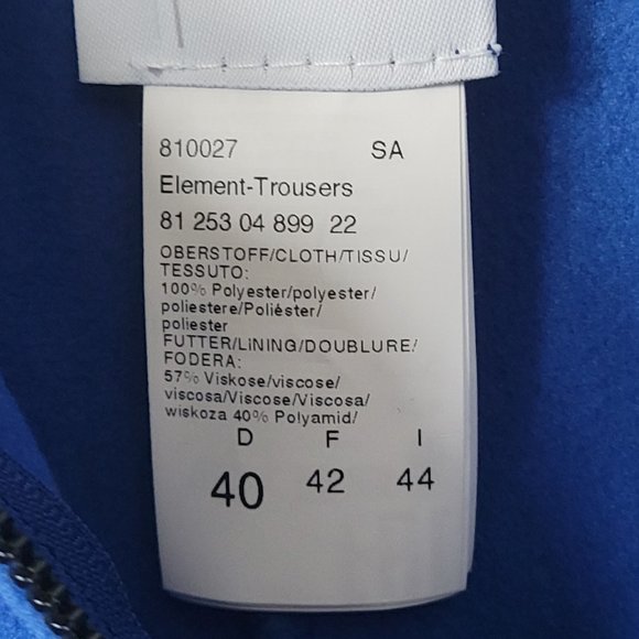 Airfield 2 pc Cobalt Blue Fleece jacket and pants - Picture 16 of 16